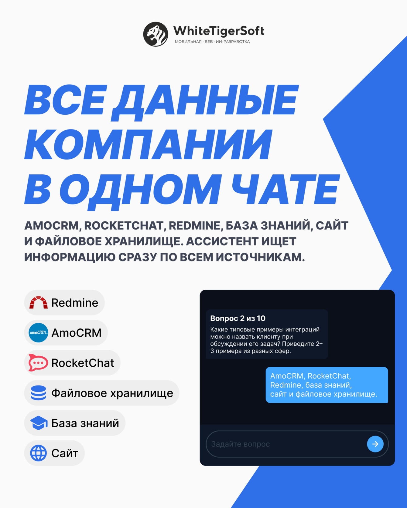 «Коллективный разум» — корпоративный чат-бот и ИИ-ассистент с RAG-базой знаний