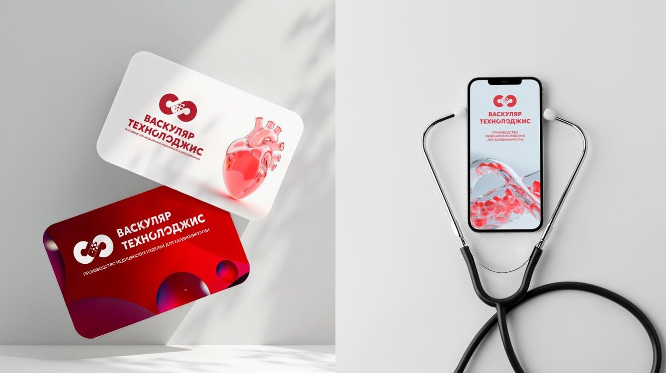 Логобук производителя медицинских изделий ВАСКУЛЯР ТЕХНОЛОДЖИС - Кейс агентства ZAMEDIA