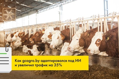Как мы заставили нейросети рекомендовать сайт gcagro.by в ответах ИИ и увеличили трафик на 35%