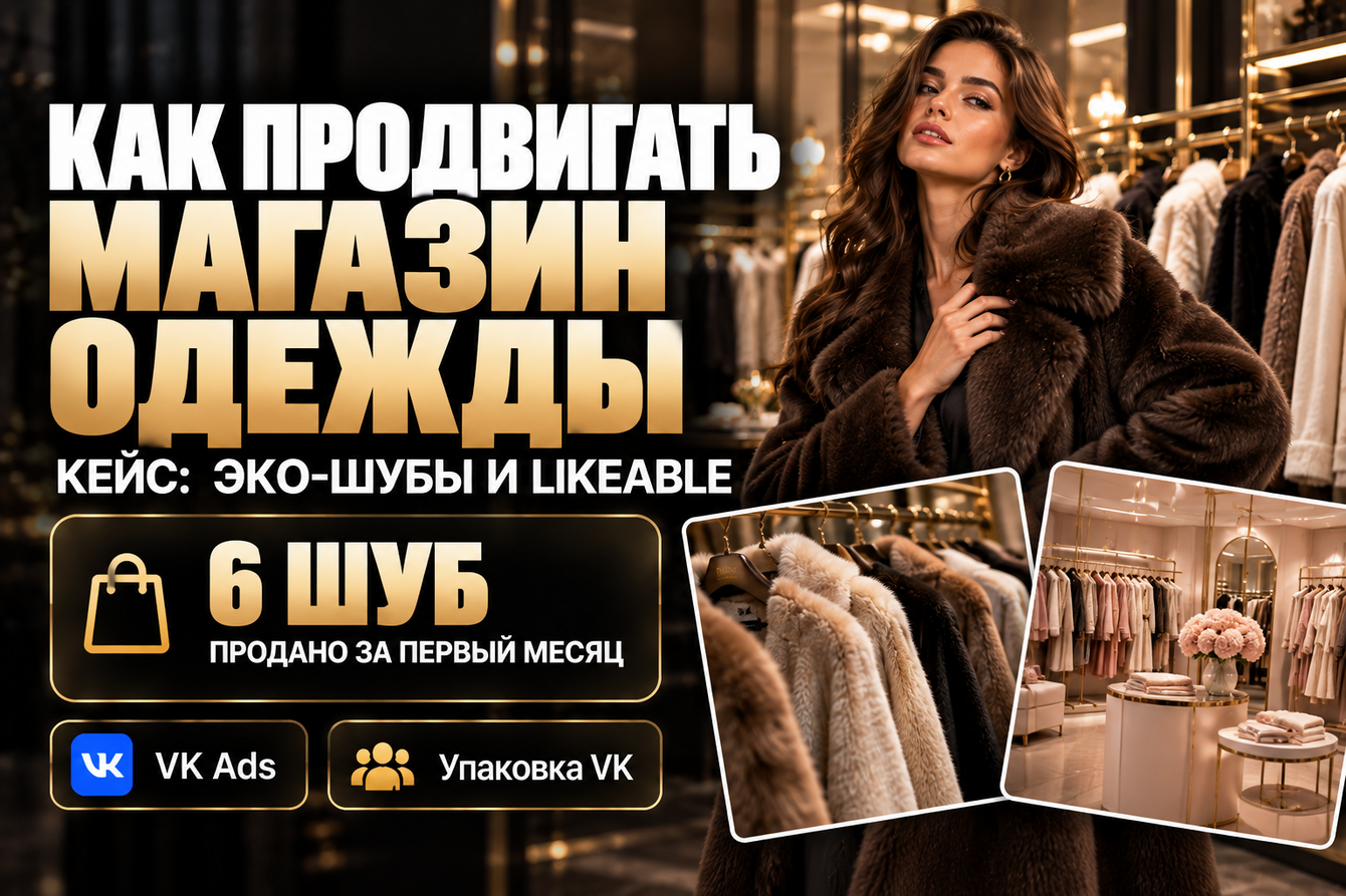 Кейс по рекламе и продвижению магазина одежды