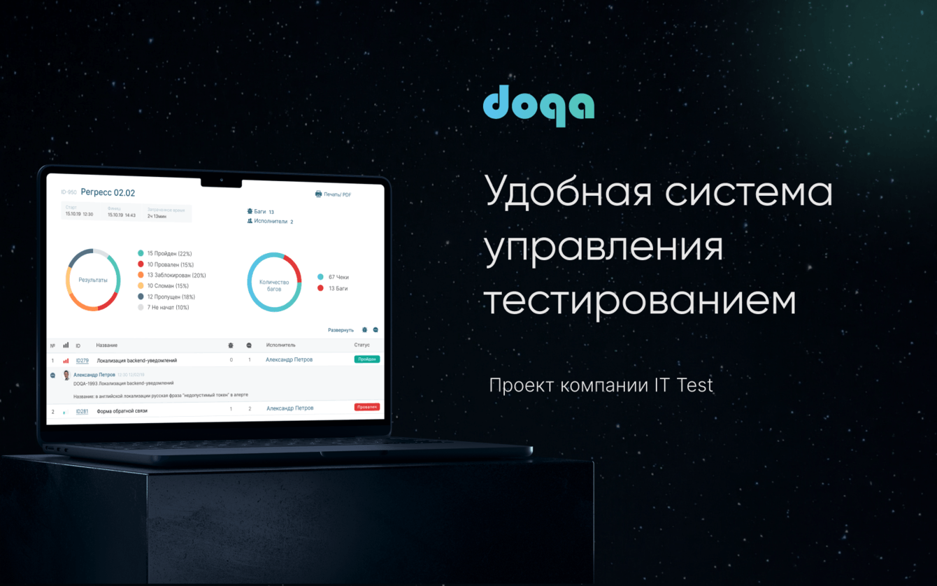 Разработка собственной TMS DoQA