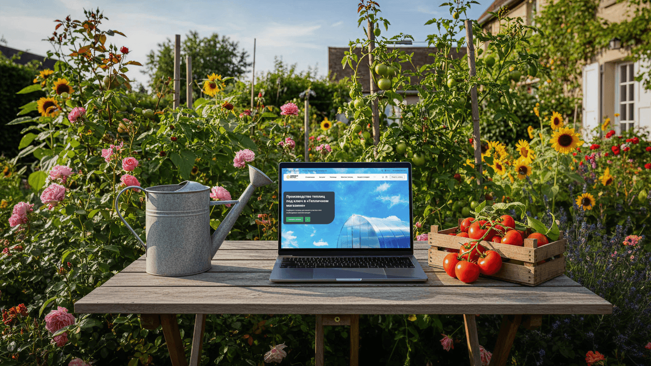 Разработали функциональный интернет-магазин на 1C-Битрикс для компании по продаже теплиц