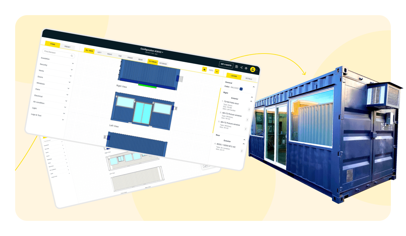 Конструктор для кастомизации контейнеров