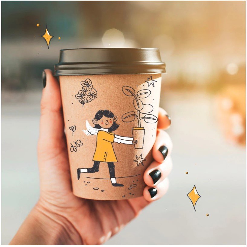 Разработка стилистических элементов для сети кафе