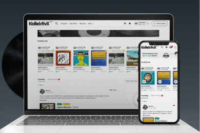 Международная digital-платформа KollektivX для коллективных покупок редкого винила