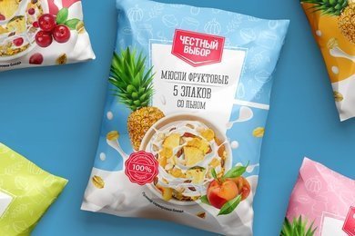 Упаковка товара для торговой марки 