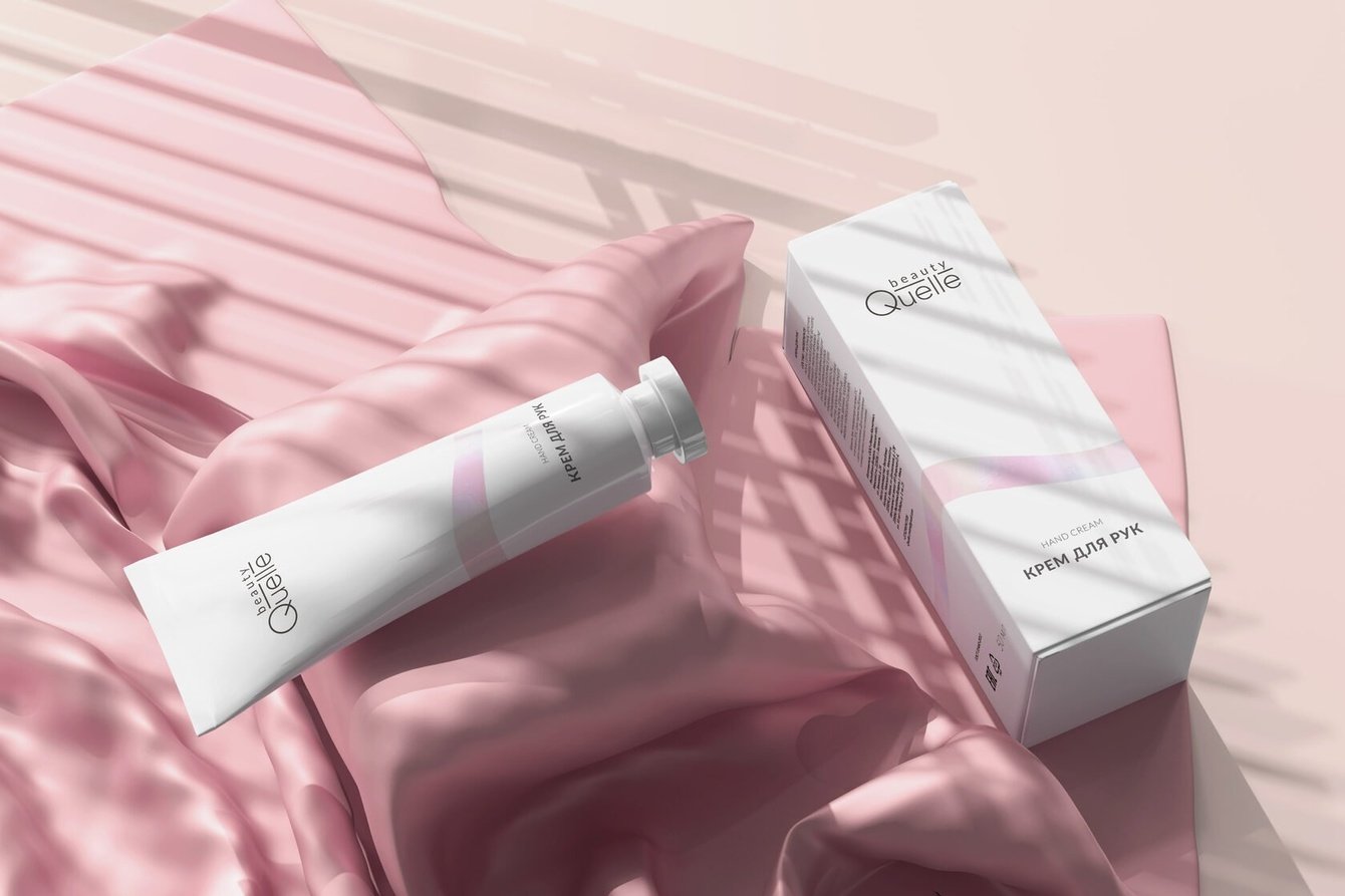 Брендинг и дизайн упаковки для косметики Quelle