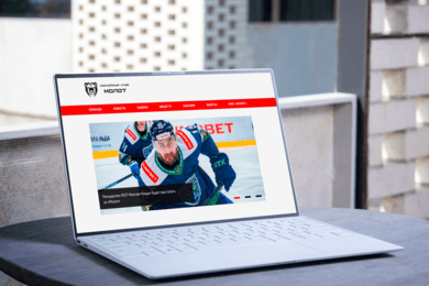 Разработка web-сайта для хоккейного клуба Молот