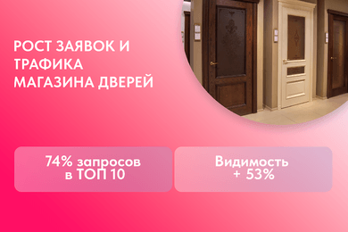 Как экспертное SEO вывело магазин дверей в ТОП и увеличило продажи