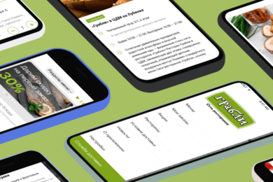 Мобильные приложения для доставки сети ресторанов 