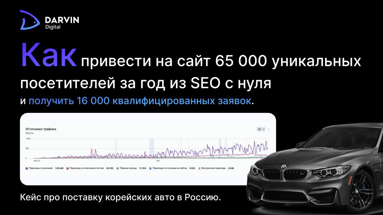 Кейс по разработке сайта импортера автомобилей из Южной Кореи в РФ и страны СНГ