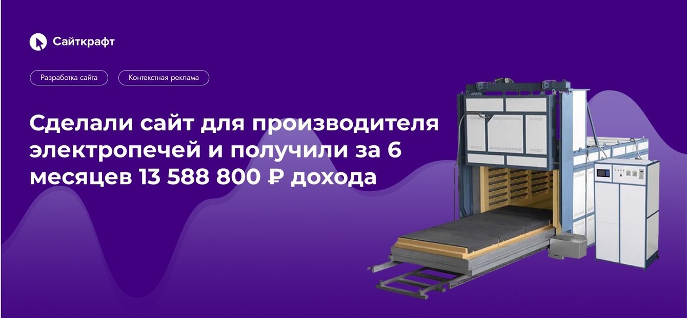 Как создать сайт для производителя электропечей и получить за 6 месяцев 13 588 800 ₽ дохода