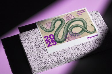 Новогодняя система праздничного мерча для Maxsem