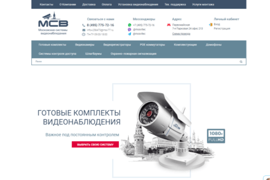 Разработка сайта для msv77