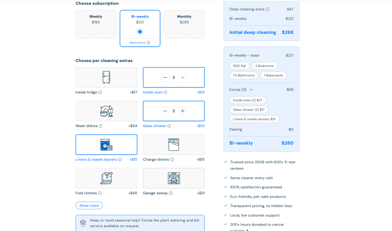 Автоматизация сервисного бизнеса для клининговой компании