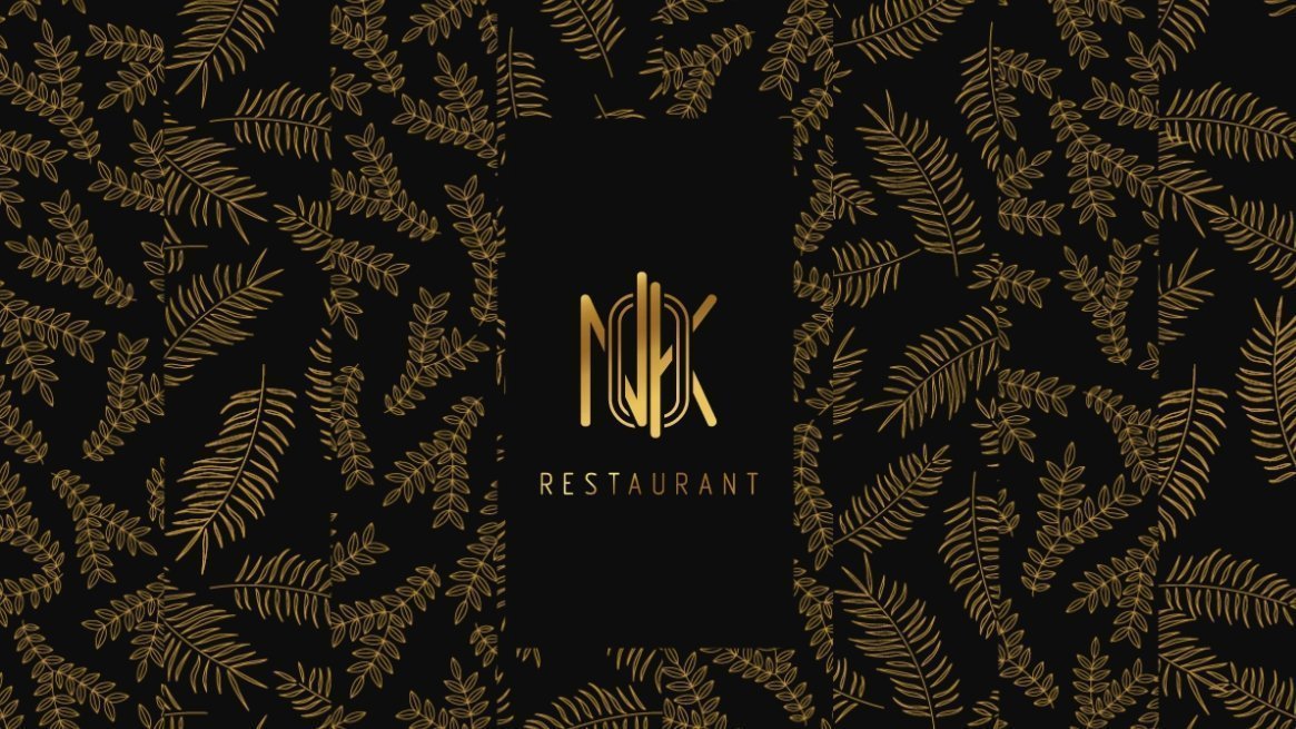 Фирменный стиль для ресторана "NOK"