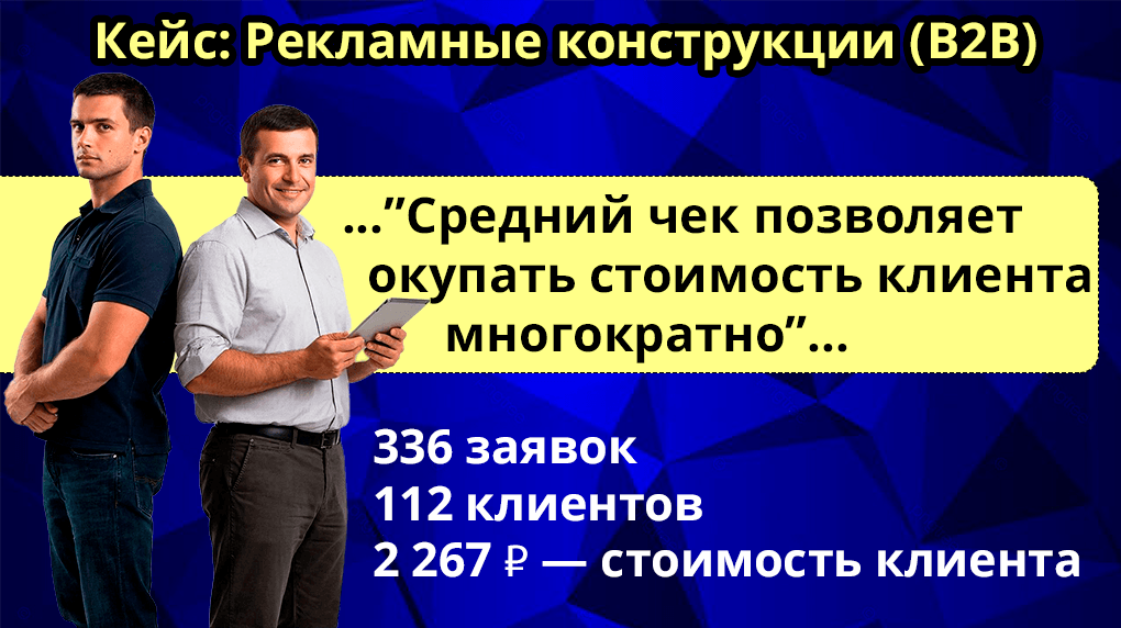 Кейс: 336 заявок на рекламные конструкции за 253 900 ₽