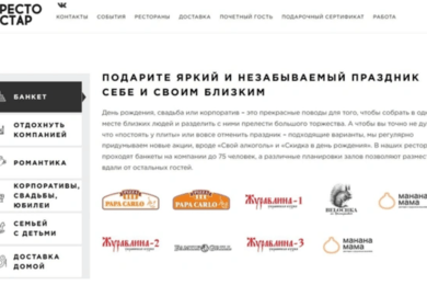 Платформа для ресторанов