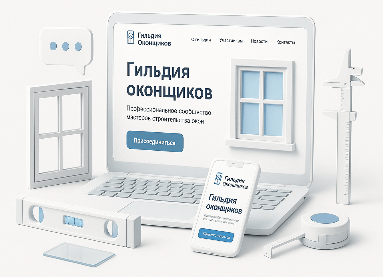 Создание информационного сайта для профессионального сообщества «Гильдия оконщиков»