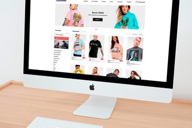 Дизайн для сервиса по печати на одежде и аксессуарах