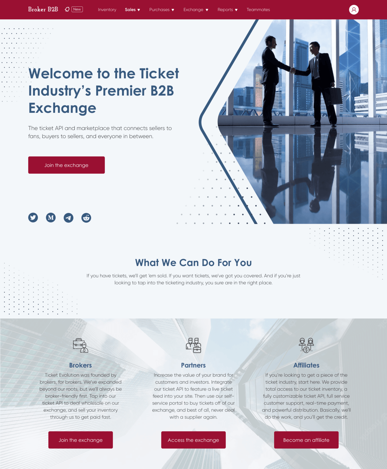 Broker B2B: торговая площадка для продажи билетов на спортивные мероприятия