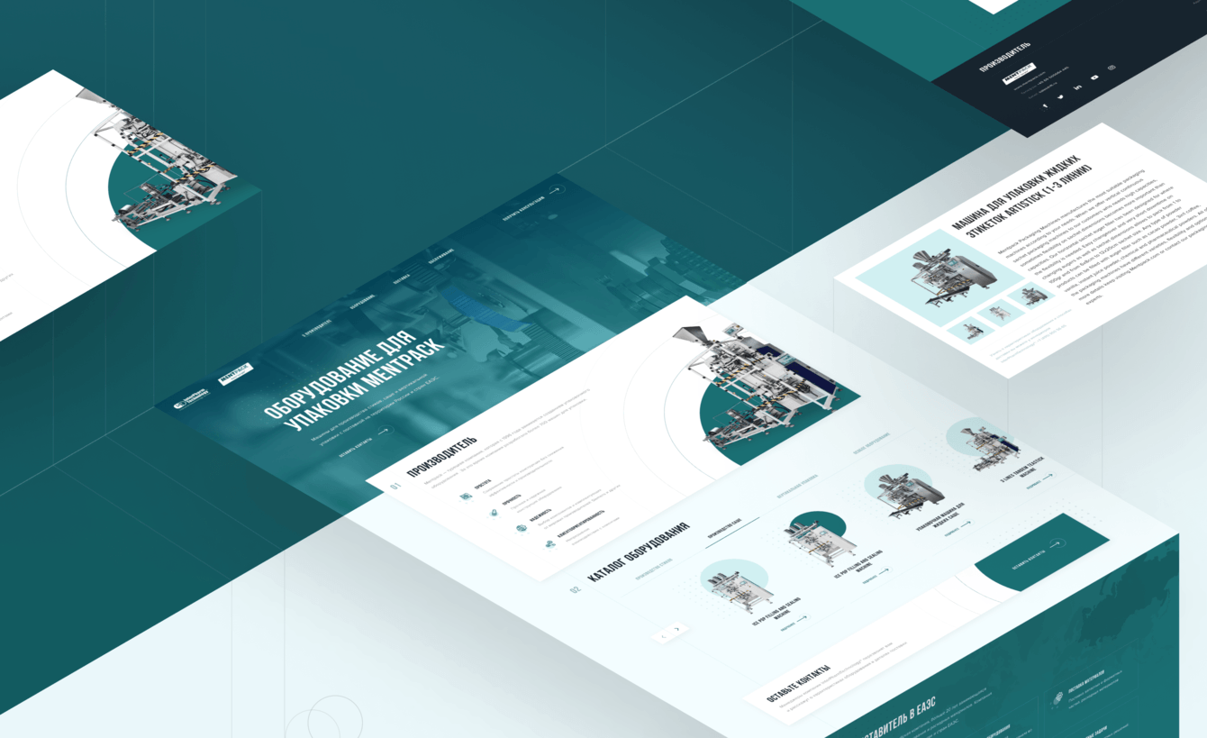 Mentpack — промо-сайт для турецкой компании
