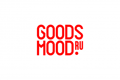 Создание логотипа Goods Mood: энергичный, современный, узнаваемый.