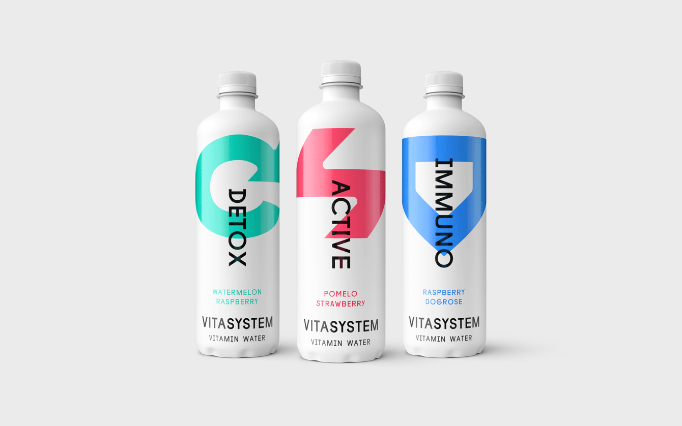 Vitasystem: брендинг и упаковка витаминной воды