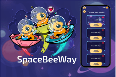 Крипто-игра Space Bee Way | Телеграм
