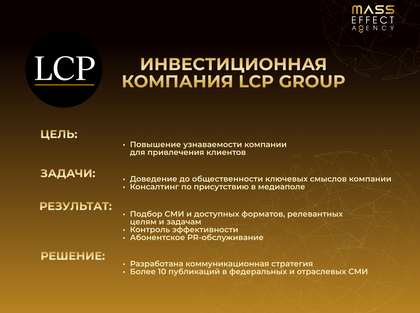 Инвестиционная компания LCP Group