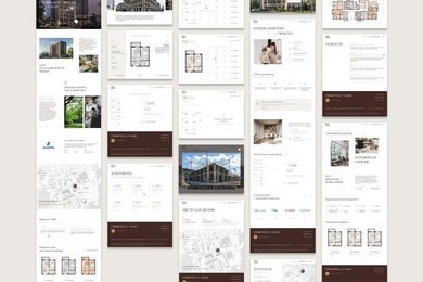 SPA-сайт для жилого комплекса «Браун Хаус»