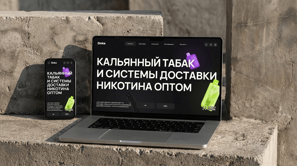 Интернет-магазин поставщика кальянов и электронных сигарет