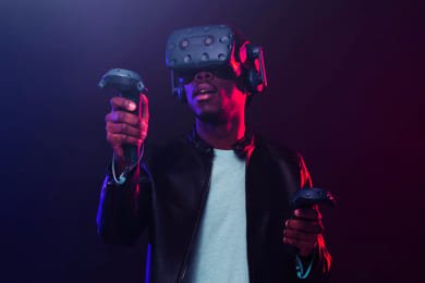 Сайт для сети игр дополненной реальности DNA VR