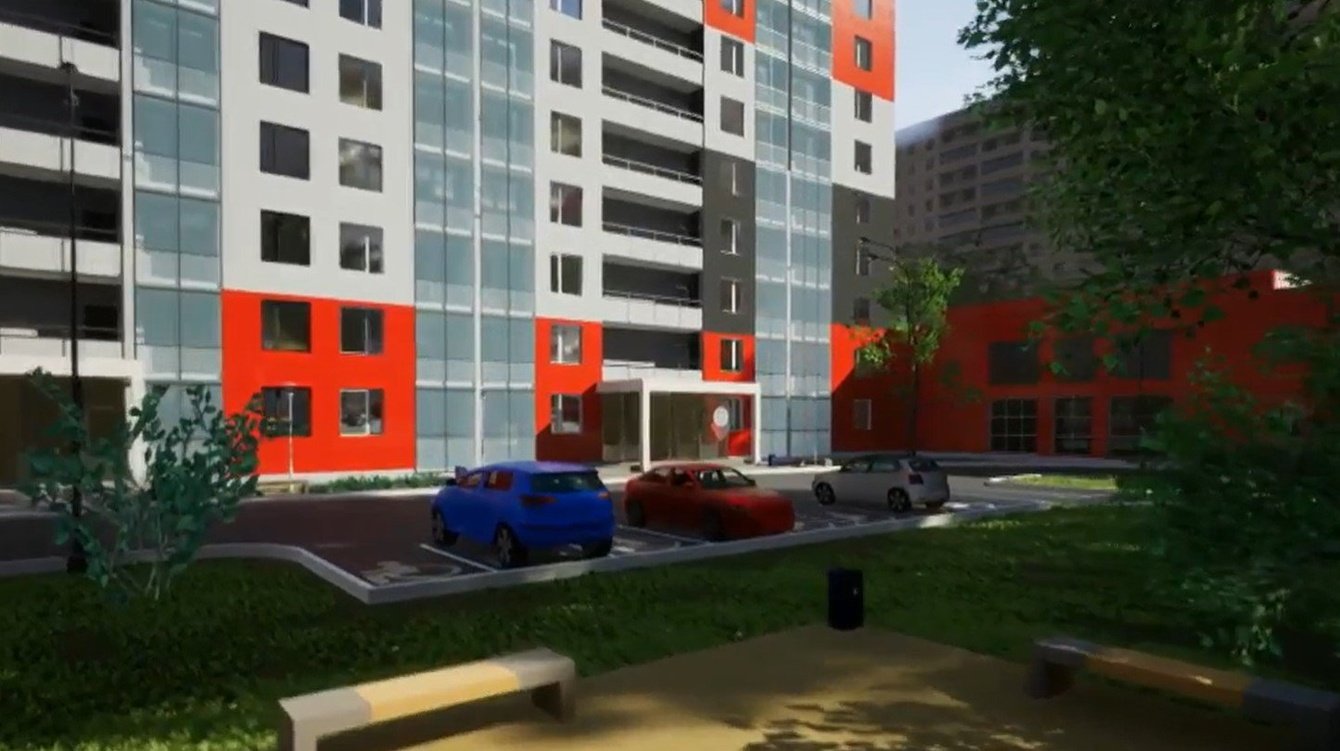 3D-визуализация объекта недвижимости (ЖК Сфера, Москва)