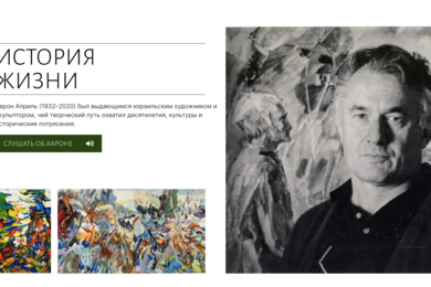 Создание официального многостраничного сайта для художника Аарона Априля