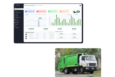 Платформа для вывоза отходов