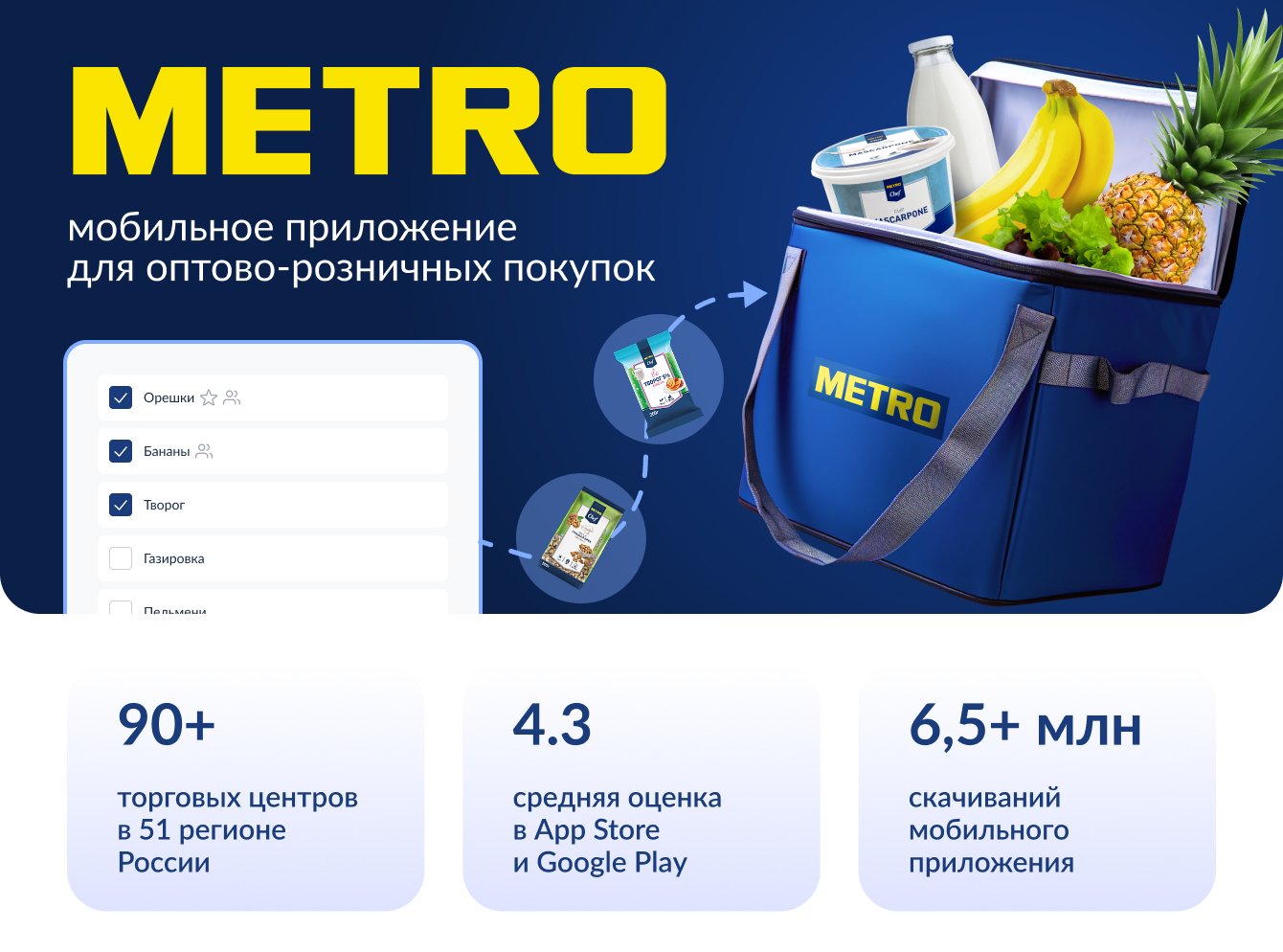 METRO: мобильное приложение