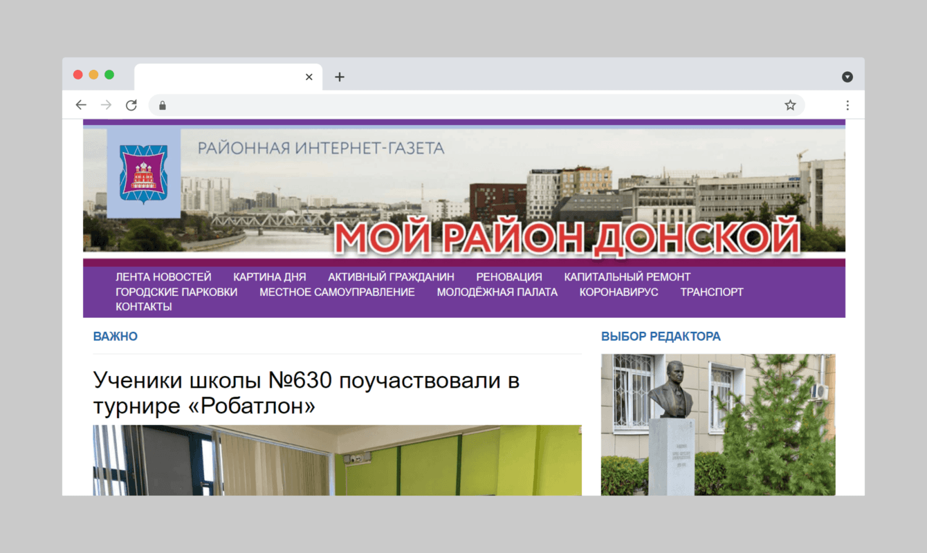 Интернет-газета «Мой район Донской»