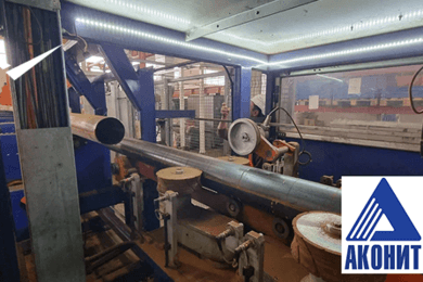 АО «НПО «Аконит»: машинное зрение ML Sense для контроля качества труб на линии резки