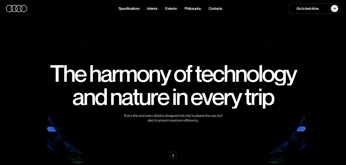 Audi E-tron | Web-concept