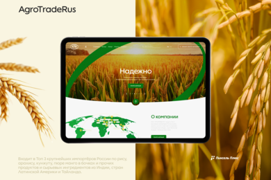 Корпоративный сайт для топ-3 импортёра России — АГРОТРЕЙД РУС
