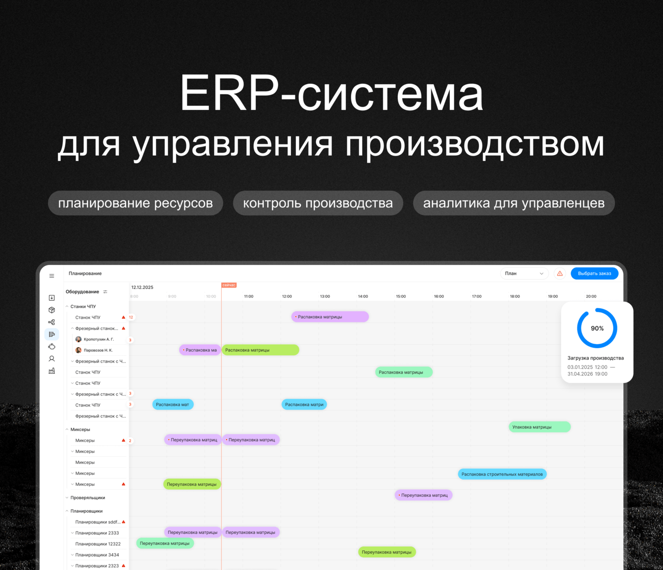 ERP-система для управления производством