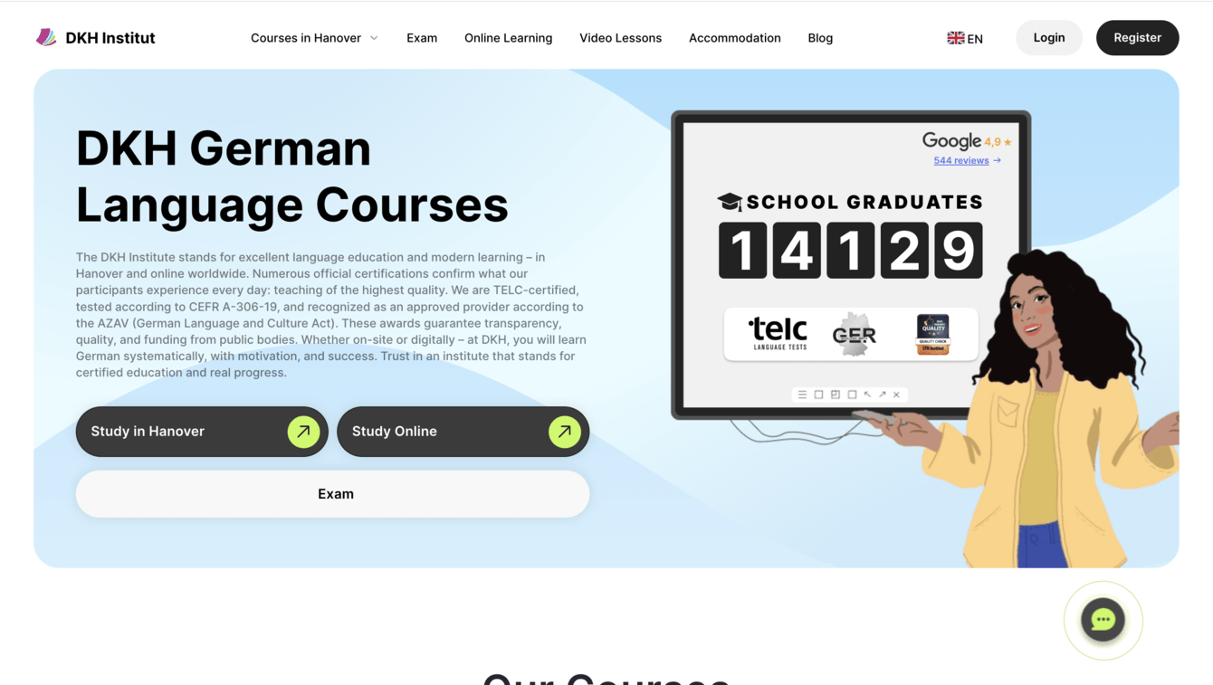 EdTech-платформа с личным кабинетом, видеоуроками, домашними заданиями.