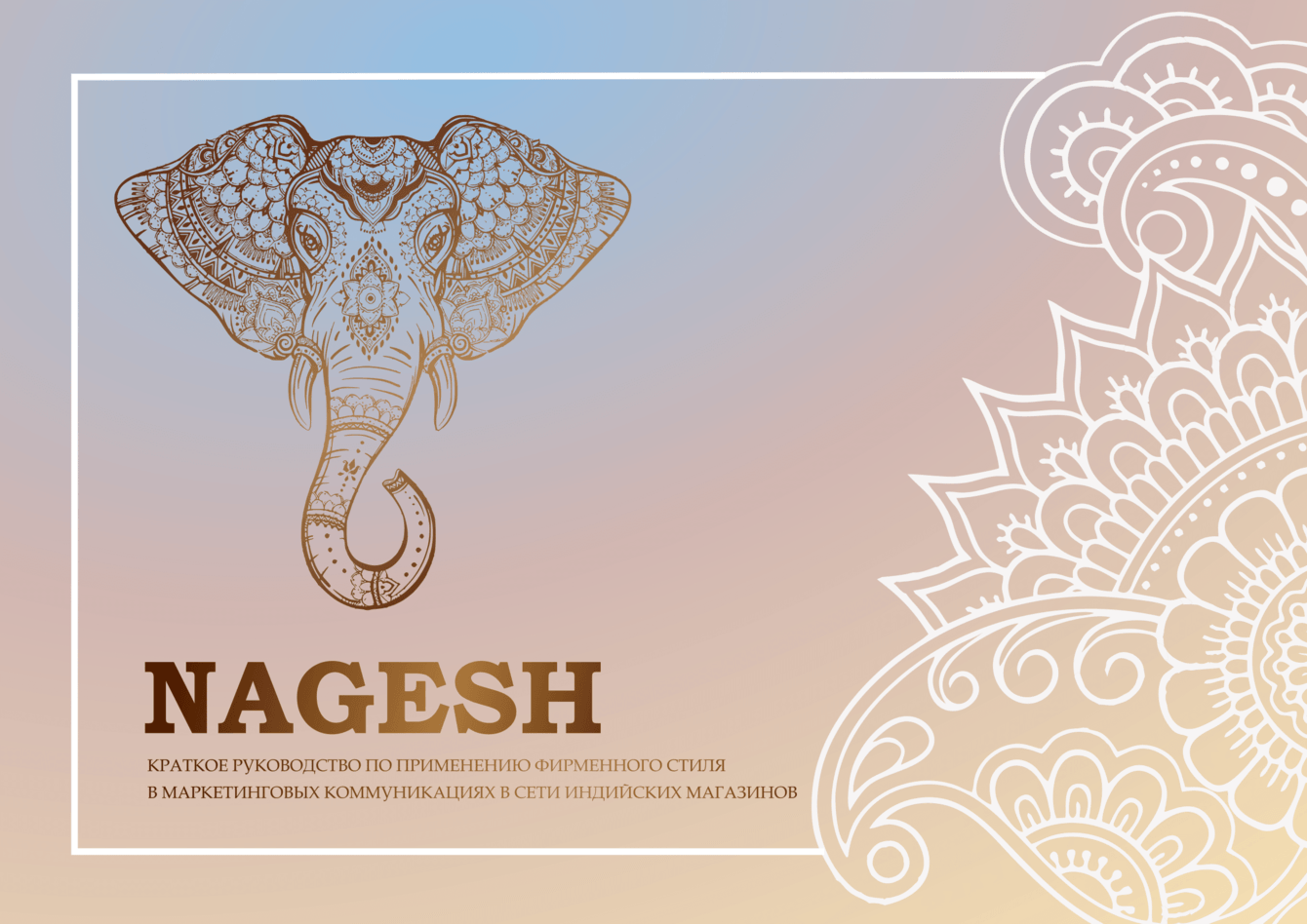 Разработка фирменного стиля для сети магазинов Nagesh