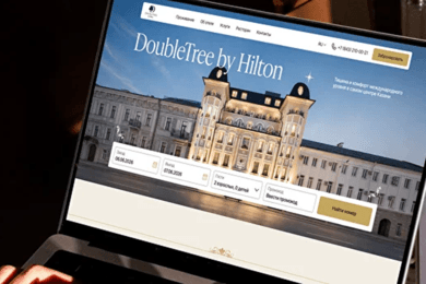 Редизайн корпоративного сайта отеля DoubleTree by Hilton