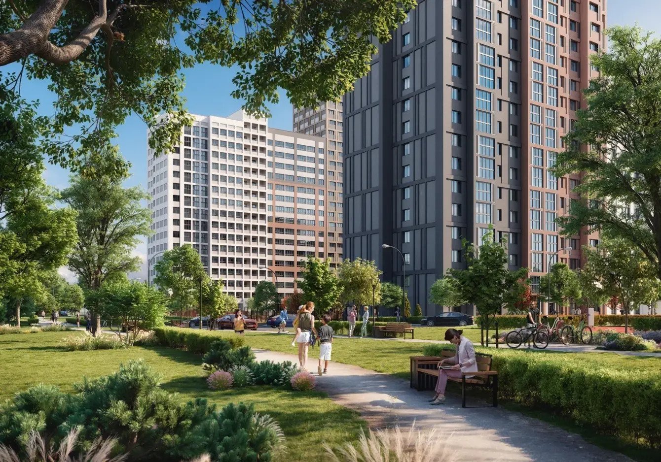 Офис продаж для жилого комплекса в стиле lifestyle