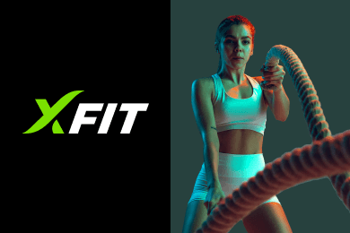 Сайт нового фитнес-клуба XFIT