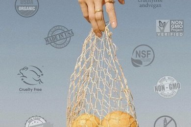 Инфографика для дистрибьютора органической косметики из США 