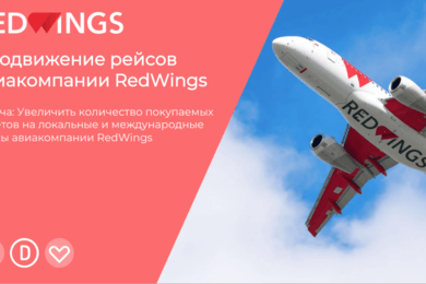Продвижение рейсов авиакомпании RedWings