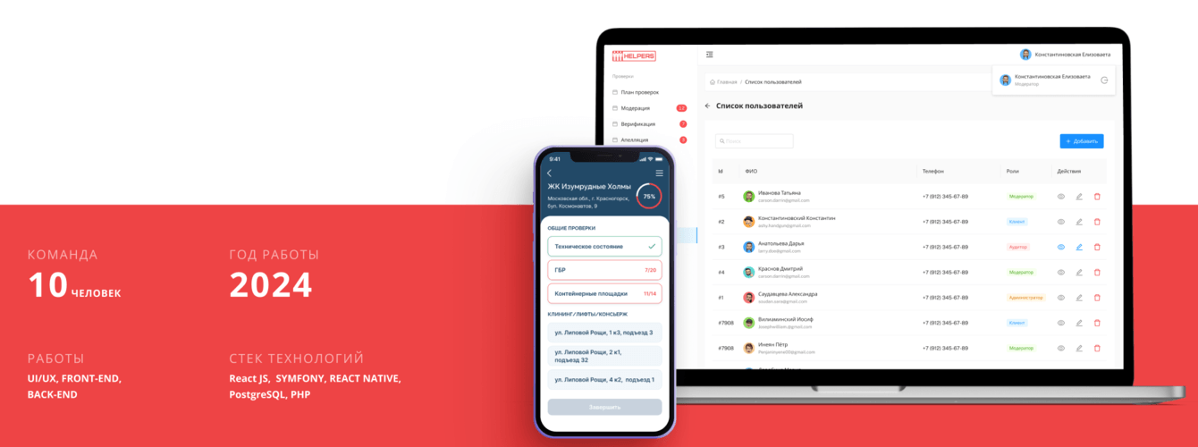 Разработка веб-платформы и мобильного приложения для тайных аудиторов